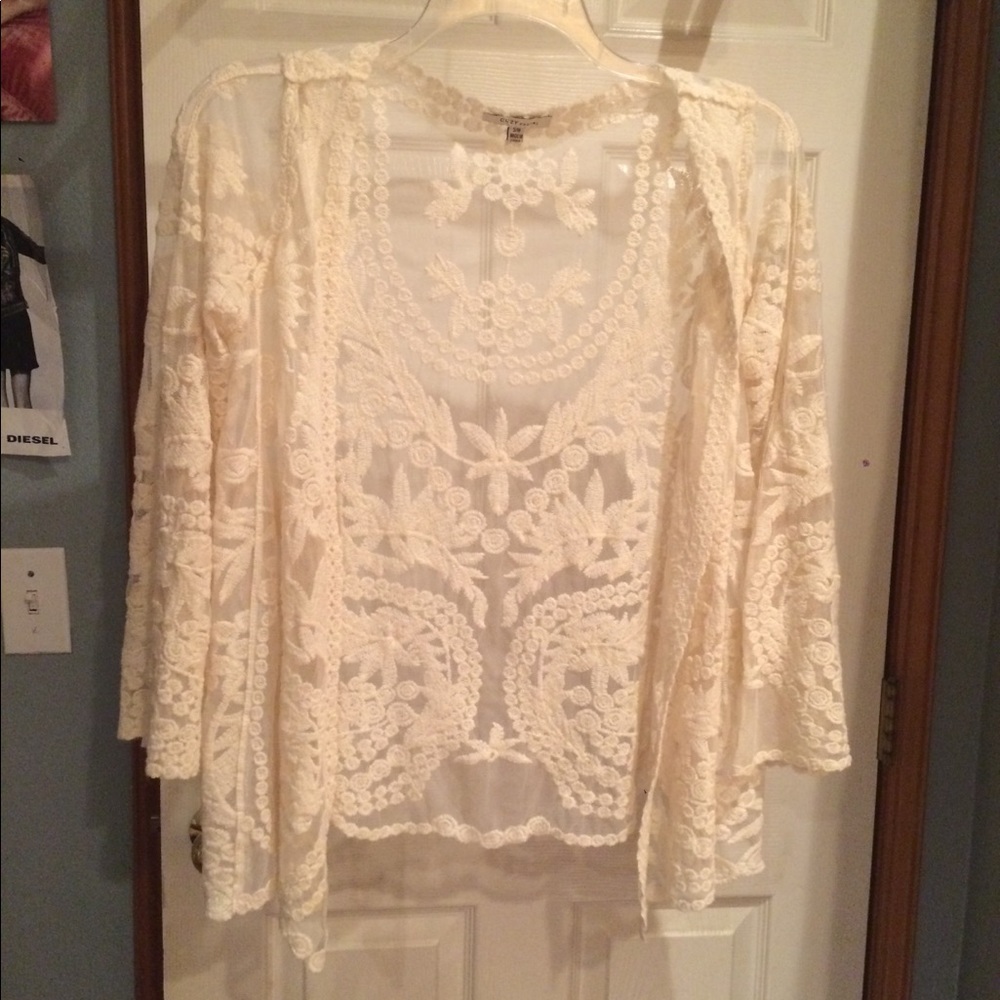 Elegant Lace Camisole Cover